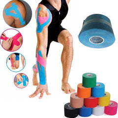 Generic Kinesio Athletic Sports Kinesiology Tape - 5m x 5cm (Pack of 4)