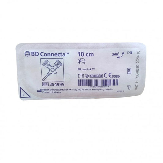 BD Connecta 10cm 3 Way Stopcoc (Pack of 10)