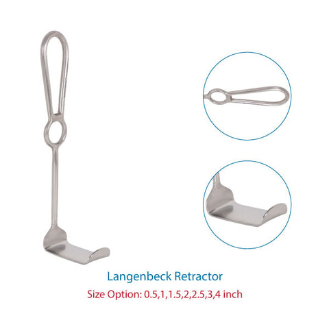 Langenbeck Retractor Surgical Instrument