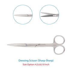 Dressing Scissor Sharp Sharp Straight