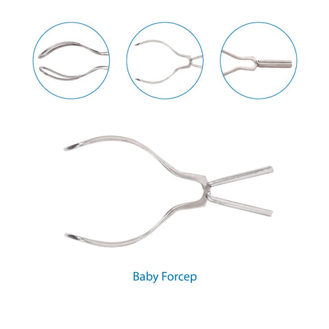 Obstetrical Baby Forcep Stainless Steel