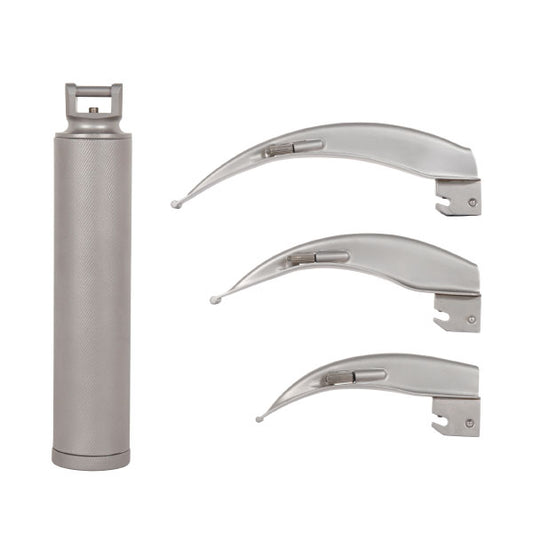 Laryngoscope Set Blade Size 2 3 and 4 Adult Macintosh Type