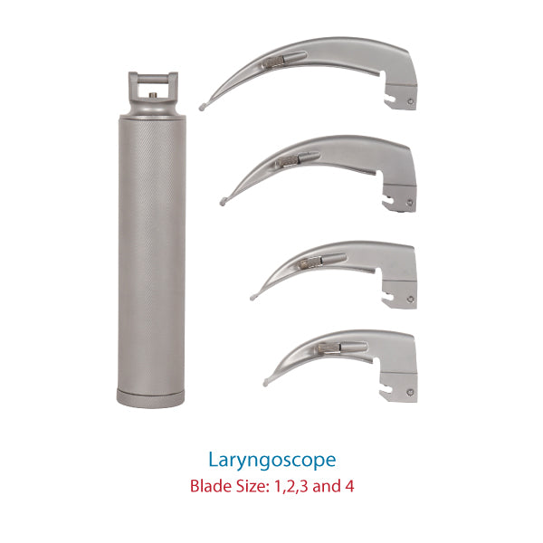 Laryngoscope Economy Blade Size 1, 2, 3, 4