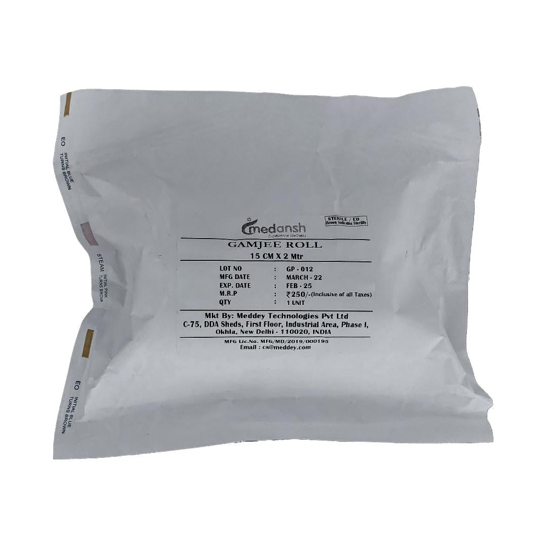 Gamjee Cotton Roll with Sterility Indicator (Pack of 10)