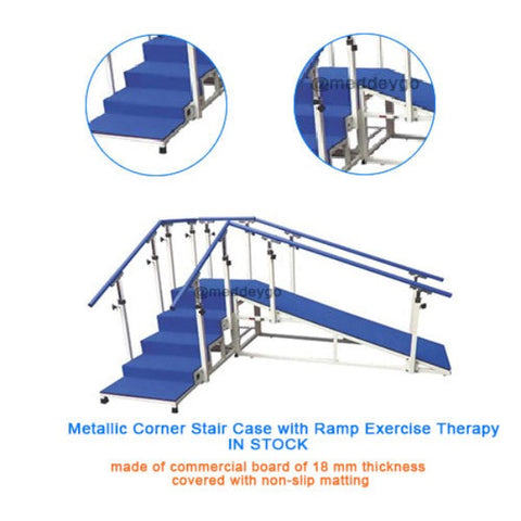 Metallic-Corner-Stair-Case-with-Ramp-Exercise-Therapy