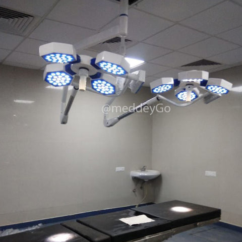 OT Ceiling Lights with Twin Dome 76 Plus 76 LEDs