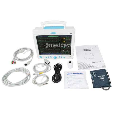 CONTEC CMS 9000 5 Para Monitor ECG, NIBP, Sp02, Pulse Rate, NIBP and TEMP