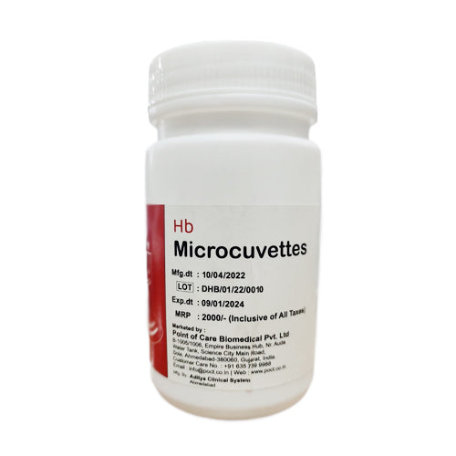 POC Digital Hemoglobin Meter Test Strips, 50 Unit