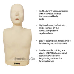 Half Body CPR Training Manikins with Light  Sound Indicator