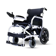 Karma SP-100 16 inch Bright Silver White Power Wheel Chair