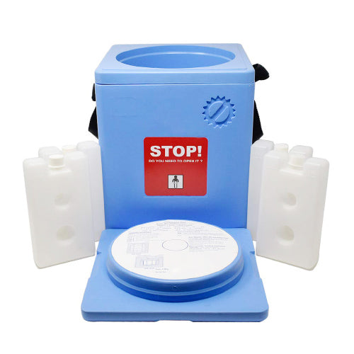 Large Vaccine Carrier with 4 Icepacks -Capacity 1.6 Ltrs