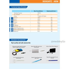 480 Khz 400 W digital cautery machine BIOHEARTZ 400W