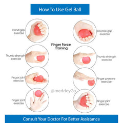 Physio Gel Stress Relief Ball (Pack of 2)