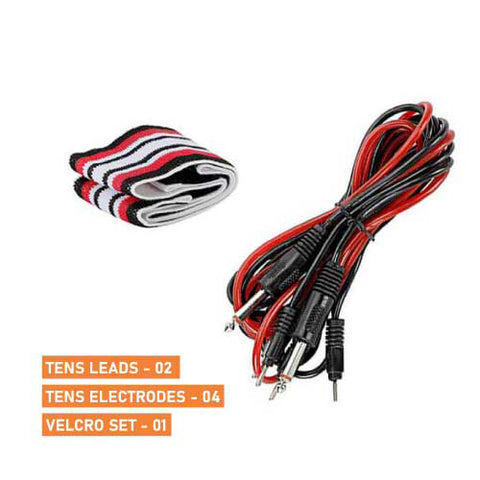 Tens 4 Channel Leads Pads, 2 Leads, 4 Pads