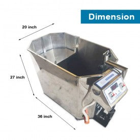 Whirlpool bath size 20x36x27 inch