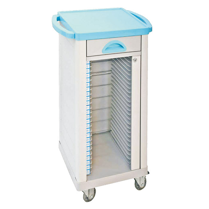 Case History Trolley Single (25 Shelves)