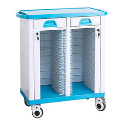 Case History Trolley Double (50 Shelves)