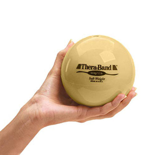 Original Theraband Soft Weight Medicine Ball 0.5Kg Tan