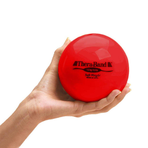 Original Theraband Soft Weight Medicine Ball 1.5 Kg Red