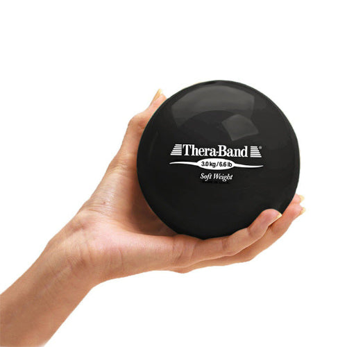 Original Theraband Soft Weight Medicine Ball 3.0Kg Black