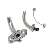 Jackson Tracheostomy Tube Stainless Steel Reusable Autoclavable