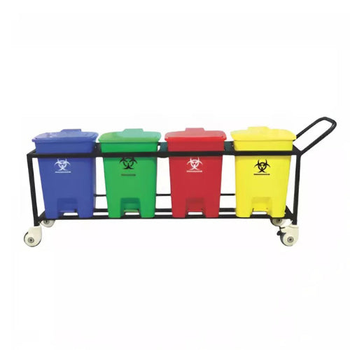 Bio Dustbin Combo with Trolley