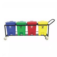 Bio Dustbin Combo with Trolley