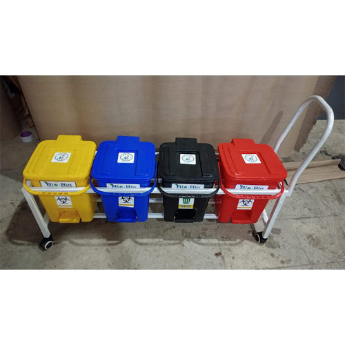 Bio Dustbin Combo with Trolley