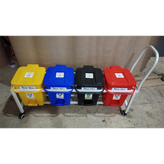 Bio Dustbin Combo with Trolley