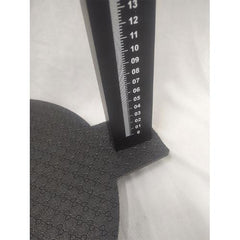 Height cum Weight Measure Stand with Mechanical Scale Metal Base