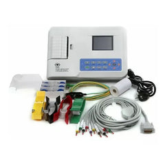 3 Channel ECG Machine with High Quality Waveforms