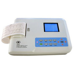 3 Channel ECG Machine with High Quality Waveforms