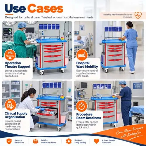 abs anesthesia trolley