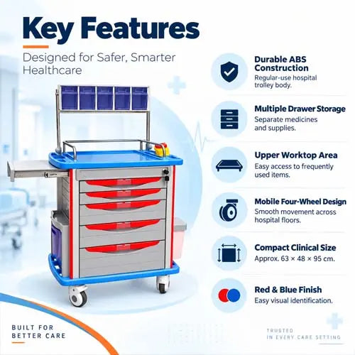 abs anesthesia trolley