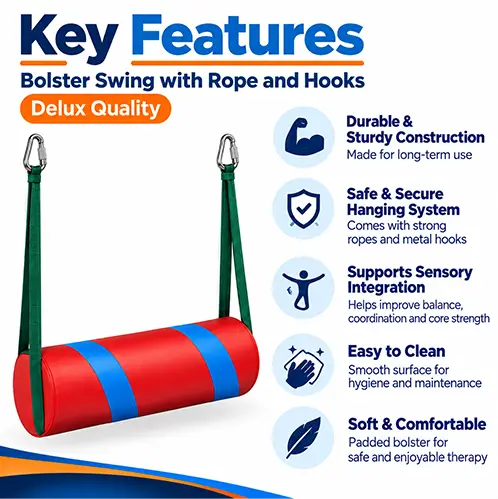 bolster swing with rope