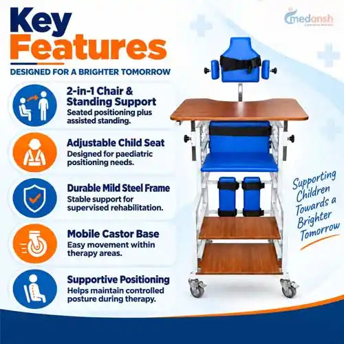 cp chair with standing frame