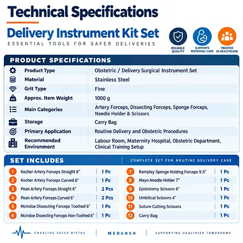 Delivery Instrument Kit Set