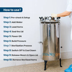 Vertical Autoclave Machine | Medical Sterilizer
