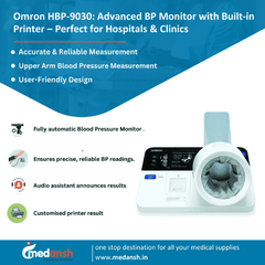 Omron HBP-9030: BP Monitor with Printer – Ideal for Hospitals & Clinics