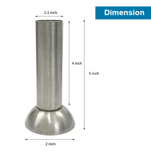 Thermometer Jar 5 Inch Stainless Steel