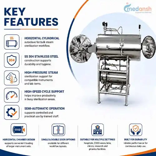 autoclave horizontal 