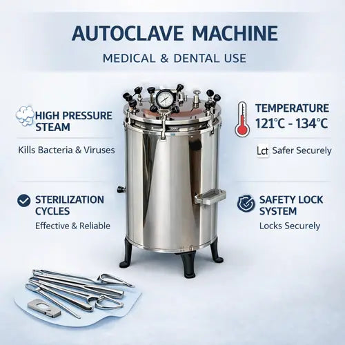 Vertical Autoclave Machine | Medical Sterilizer