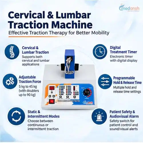 cervical & lumbar traction machine