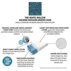 neck support cervical memory foam pillow