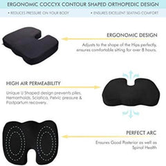 coccyxseatcushionmemoryfoamfortailbonepainreliefmeddey