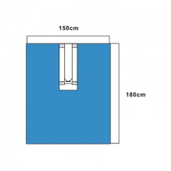 Disposable Hip U Drape With Head Sheet XXL (Pack of 5)