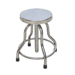 Revolving Patient Stool 4 Leg Stainless Steel