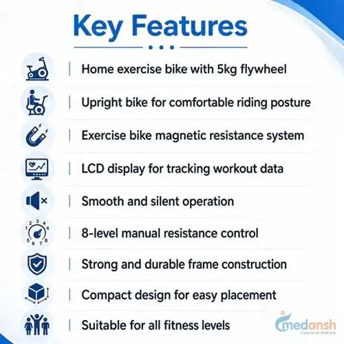 exercise bike features