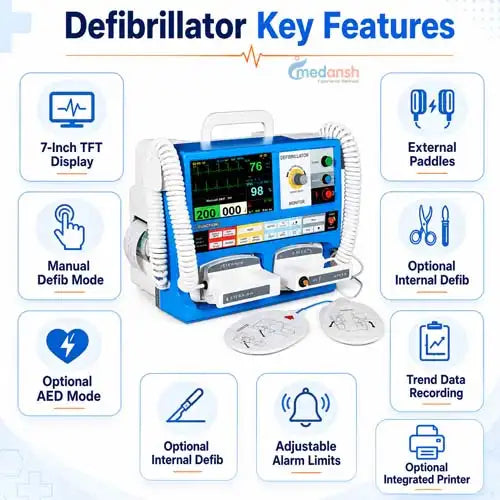 flight biphasic defibrillator