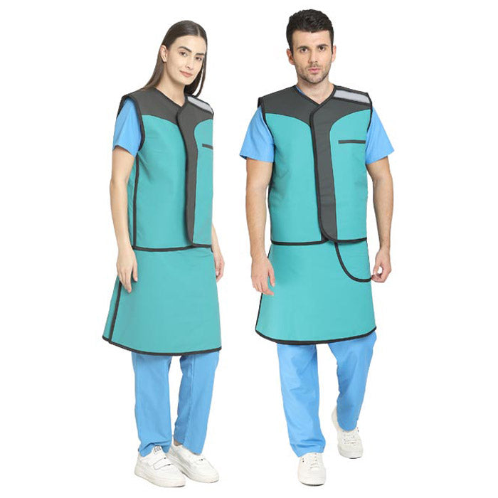 Full Protection Apron Partial Overlap Wrap Around Vest and Skirt 0.50mm